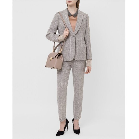 Fabiana Filippi Striped Cashmere Blazer - Picture 4 of 12